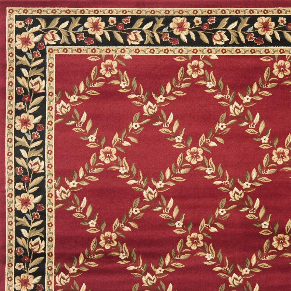 Safavieh Lyndhurst 4&#39; x 6&#39; Red and Black Area Rug, , large