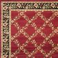 Safavieh Lyndhurst 4" x 6" Red and Black Area Rug, , large