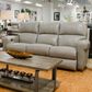 Catnapper Torretta Leather Power Lay Flat Reclining Sofa in Putty, , large