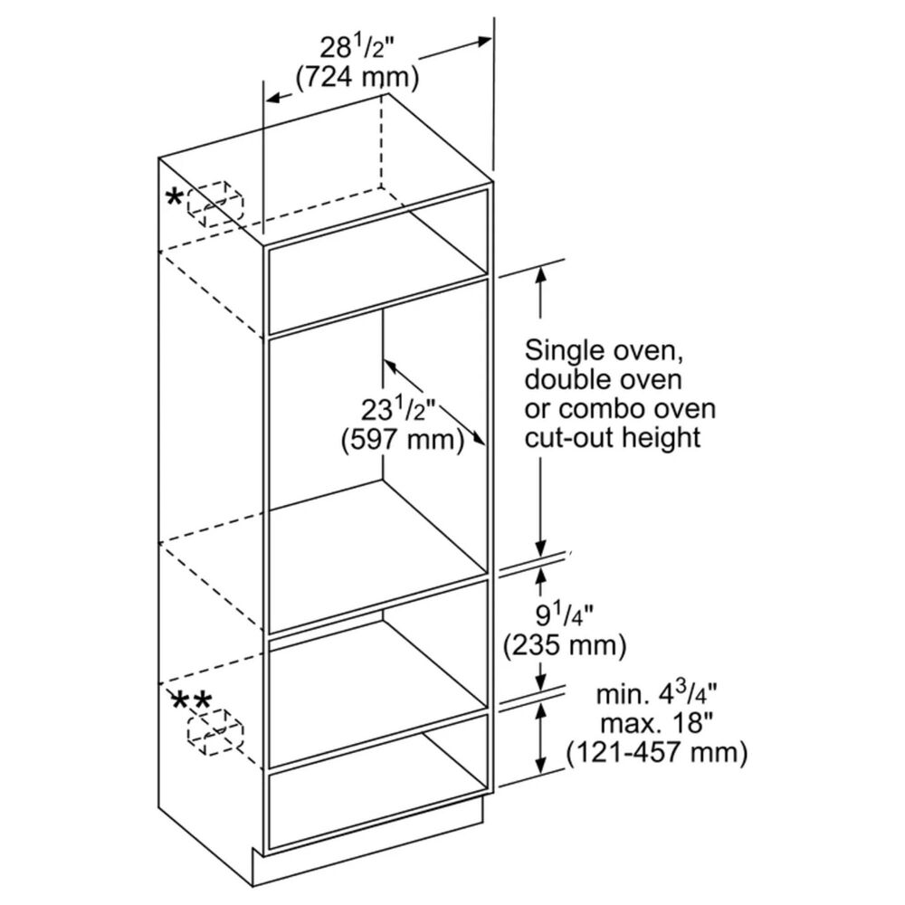 Thermador 30" Double Electric Wall Oven with Convection in Stainless