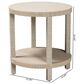 Baxton Studio Rocco End Table in Natural, , large