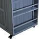 HOMLUX 41.9" Outdoor Extendable Kitchen Island in Gray, , large