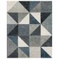 Drew and Jonathan Home Bowen Oblique 8" x 10" Blue Area Rug, , large