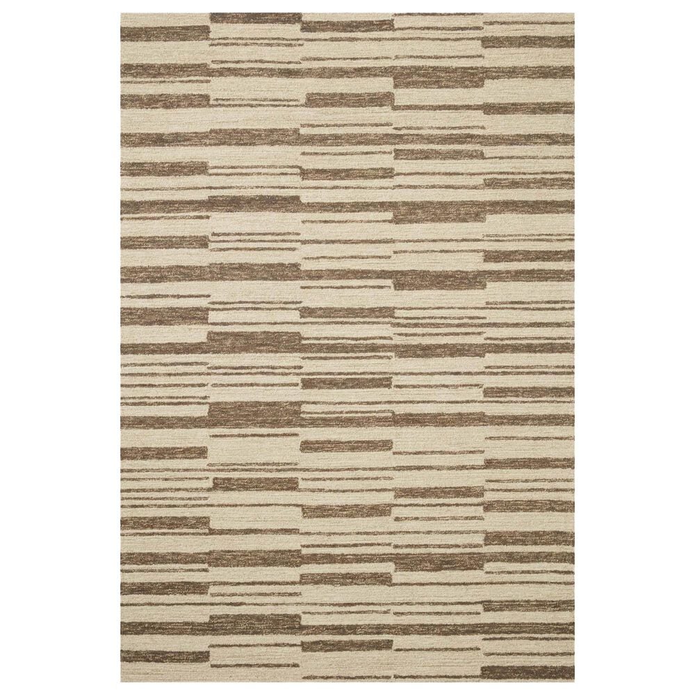 Chris Loves Julia x Loloi Polly 2"3" x 3"9" Beige and Tobacco, , large