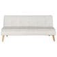 Lifestyle Solutions Tatum Convertible Sofa with Cream Cushion in Brown, , large