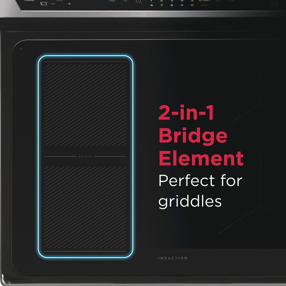 Frigidaire Gallery 2-Piece Kitchen Package with 5.3 Cu. Ft. Freestanding Induction Range and 30" Over-The-Range Microwave in Stainless Steel, , large