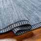 Surya Yasmin 2" x 3" Black, Navy, Denim and Ink Blue Area Rug, , large