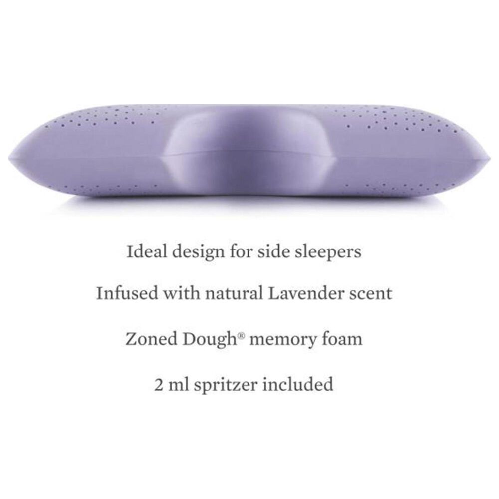 Malouf Queen Shoulder Dough Cooling Pillow in Lavender, , large