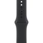 Apple Watch Series 11 (GPS) 42mm Aluminum Case with Black Sport Band - S/M in Space Gray and 2-Year AppleCare+, , large