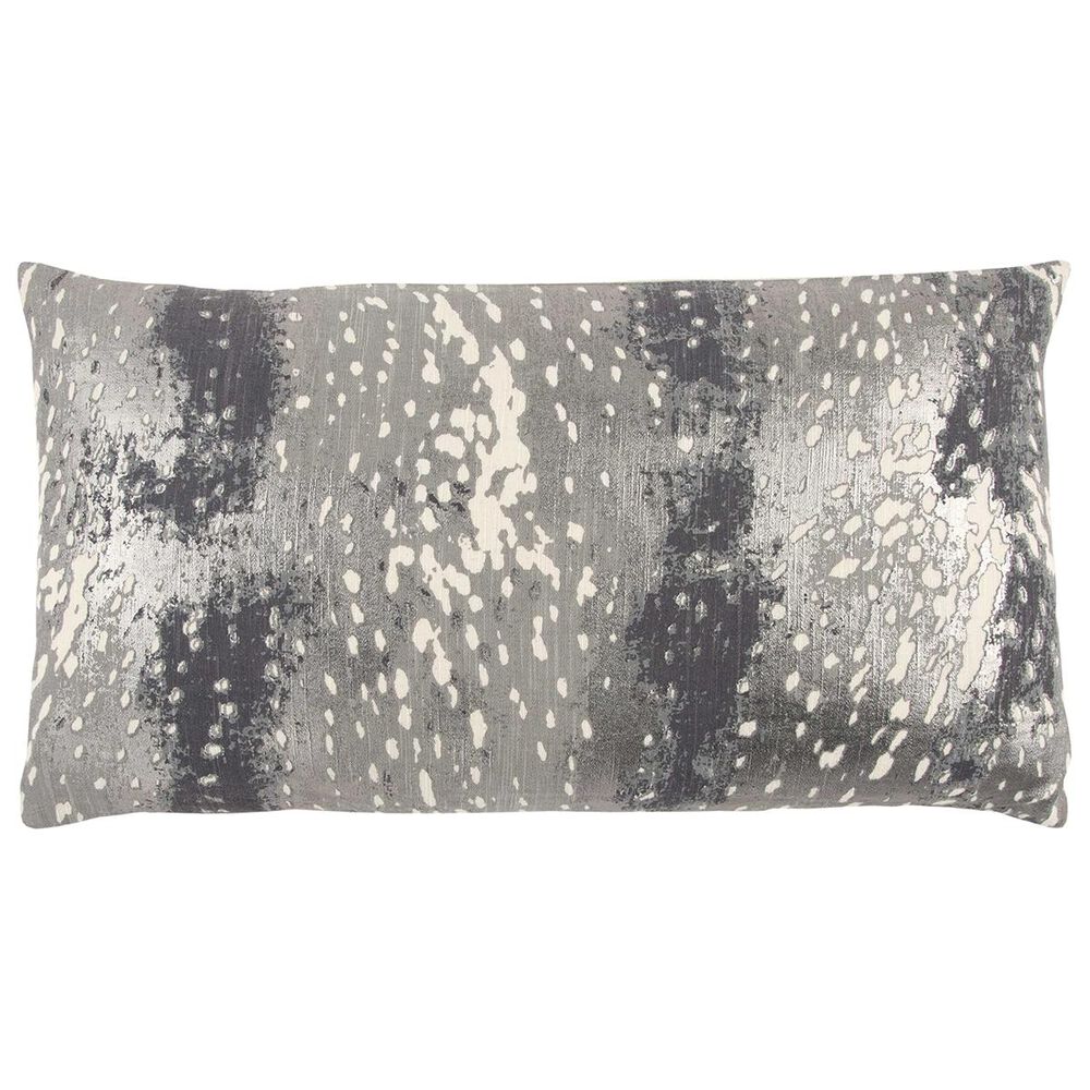 Rizzy Home 14" x 26" Poly Fill Pillow in Gray, , large