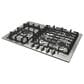 Fulgor Milano 400 Series 30" Gas Cooktop with 5 European Sealed Burners in Stainless Steel, , large