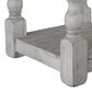 Fallridge Stone End Table in Off White and Gray, , large