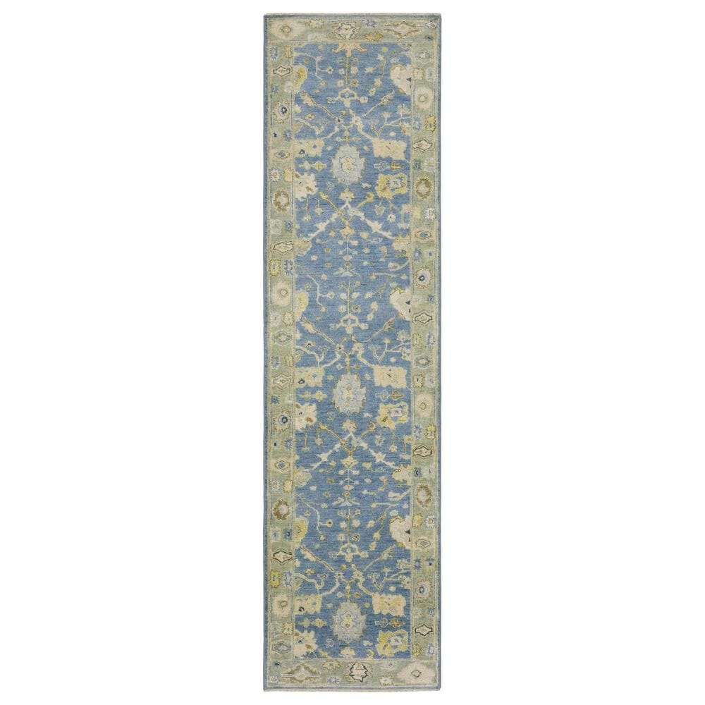 Oriental Weavers Palace Blue and Green 2"6" x 10" Runner, , large