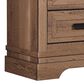 New Heritage Design Coventry Hall 3-Piece King Sleigh Bed with Two Nightstands in Pecan, , large