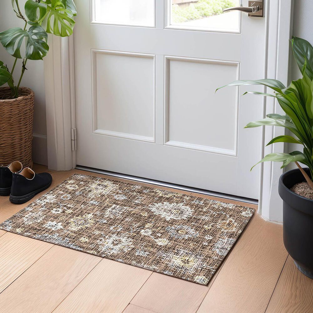 Dalyn Rug Company Portico PO6 Chocolate 2&#39;6&quot; x 3&#39;10&quot; Area Rug, , large