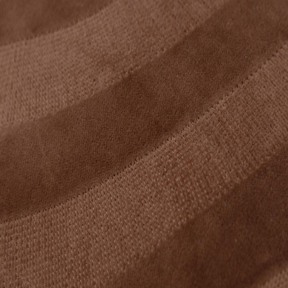Rizzy Home 14&quot; x 26&quot; Swirl and Striped Down Filled Lumbar Pillow in Brown, , large
