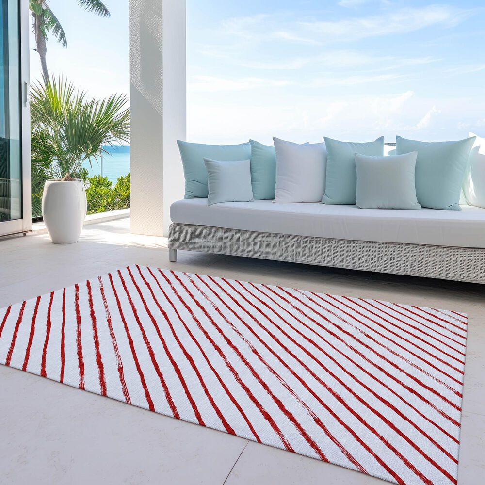 Dalyn Rug Company Wonderland WN27 5&#39; x 7&#39;6&quot; Red Indoor/Outdoor Area Rug, , large