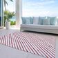 Dalyn Rug Company Wonderland WN27 5" x 7"6" Red Indoor/Outdoor Area Rug, , large