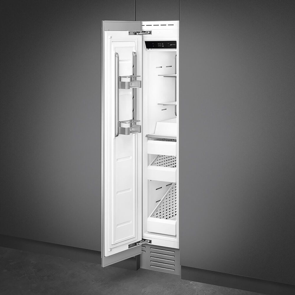 SMEG 8.22 Cu. Ft. Built-in Freezer Column with Ice Maker in Stainless Steel, , large