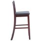 Linon Home Decor Torino Soho Bar Stool in Merlot, , large