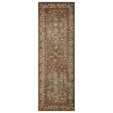 Magnolia Home Banks 2" x 5" Brick and Ivory Area Rug, , large