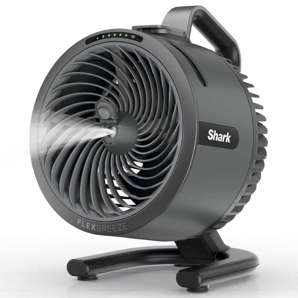 Shark FlexBreeze HydroGo Pro Fan in Graphite, , large