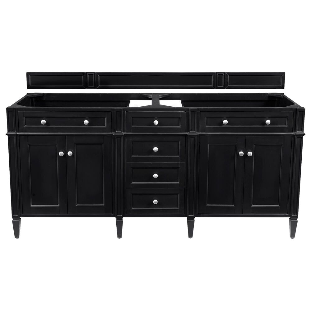 James Martin Brittany 72 Double Bathroom Vanity Cabinet In Black Onyx Nebraska Furniture Mart James Martin Brittany 72 Double Bathroom Vanity Cabinet In Black Onyx Nebraska Furniture Mart