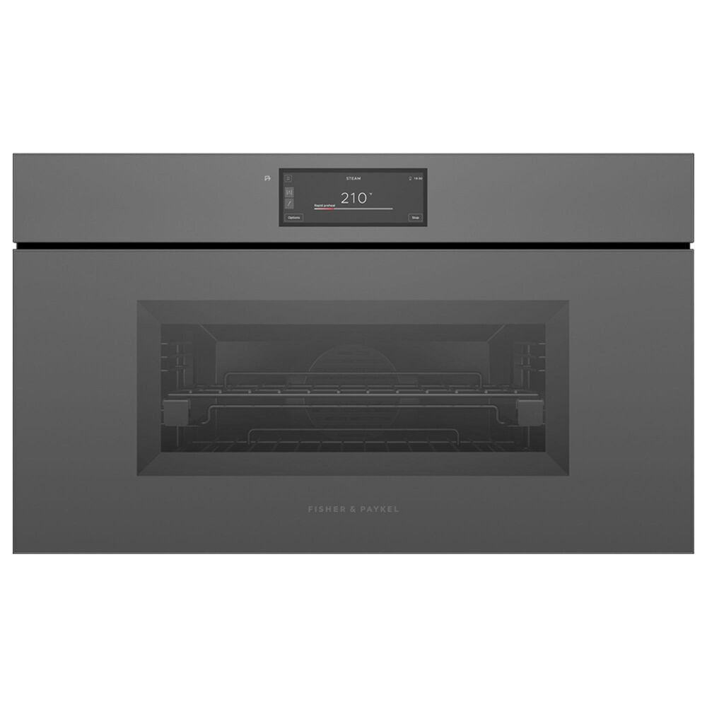 Fisher & Paykel 1.9 Cu. Ft. Minimal Compact Convection Speed Oven in Gray, , large