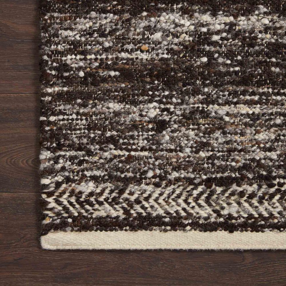 Loloi Reyla 2&#39;6&quot; x 13&#39; Mocha and Ivory, , large