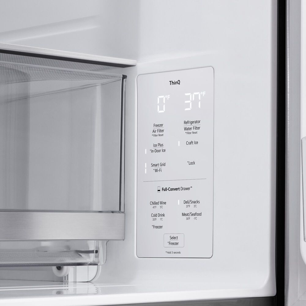 LG 28.6 Cu. Ft 4-Door French Door Refrigerator in PrintProof Stainless Steel, , large
