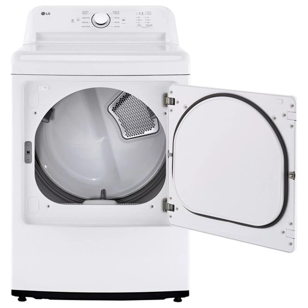 LG 4.3 Cu. Ft. Top Load Washer and 7.3 Cu. Ft. Gas Dryer Laundry Pair in White, , large