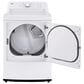 LG 4.3 Cu. Ft. Top Load Washer and 7.3 Cu. Ft. Gas Dryer Laundry Pair in White, , large