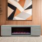 Legends Home Stardust 86" Fireplace Console with Fireplace Insert in Sandstone, , large