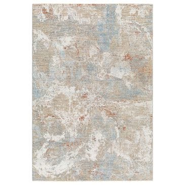 Surya Brunswick Taupe, Gray, Cream, Blue, Light Slate and Seafoam 10" x 13"11" Area Rug, , large
