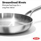 Green Pan Mira 10" Open Frypan Uncoated in Stainless Steel, , large