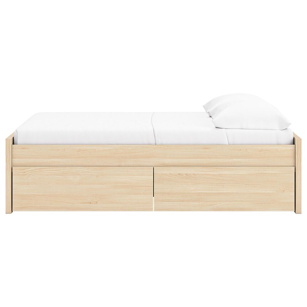 Ashley Onita Full Platform Bed with 2 Side Storage in Natural, , large