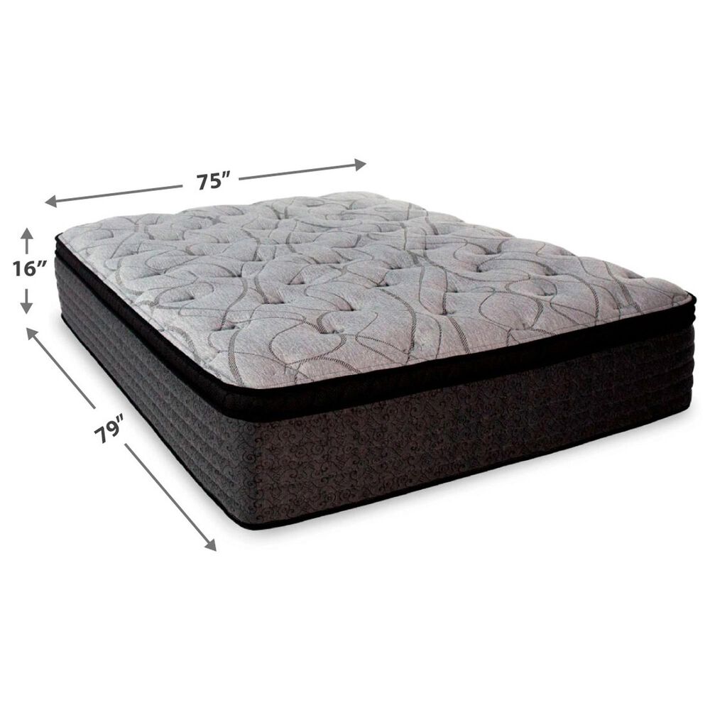 Ashley Hybrid 1600 Plush Pillow Top King Mattress, , large
