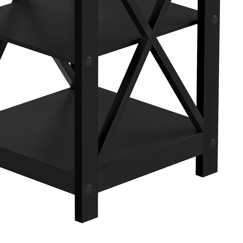 Timberlake Hastings Home End Table in Black, , large