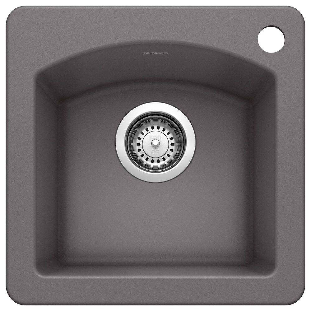 Blanco Diamond Dual Mount Bar Sink in Cinder, , large