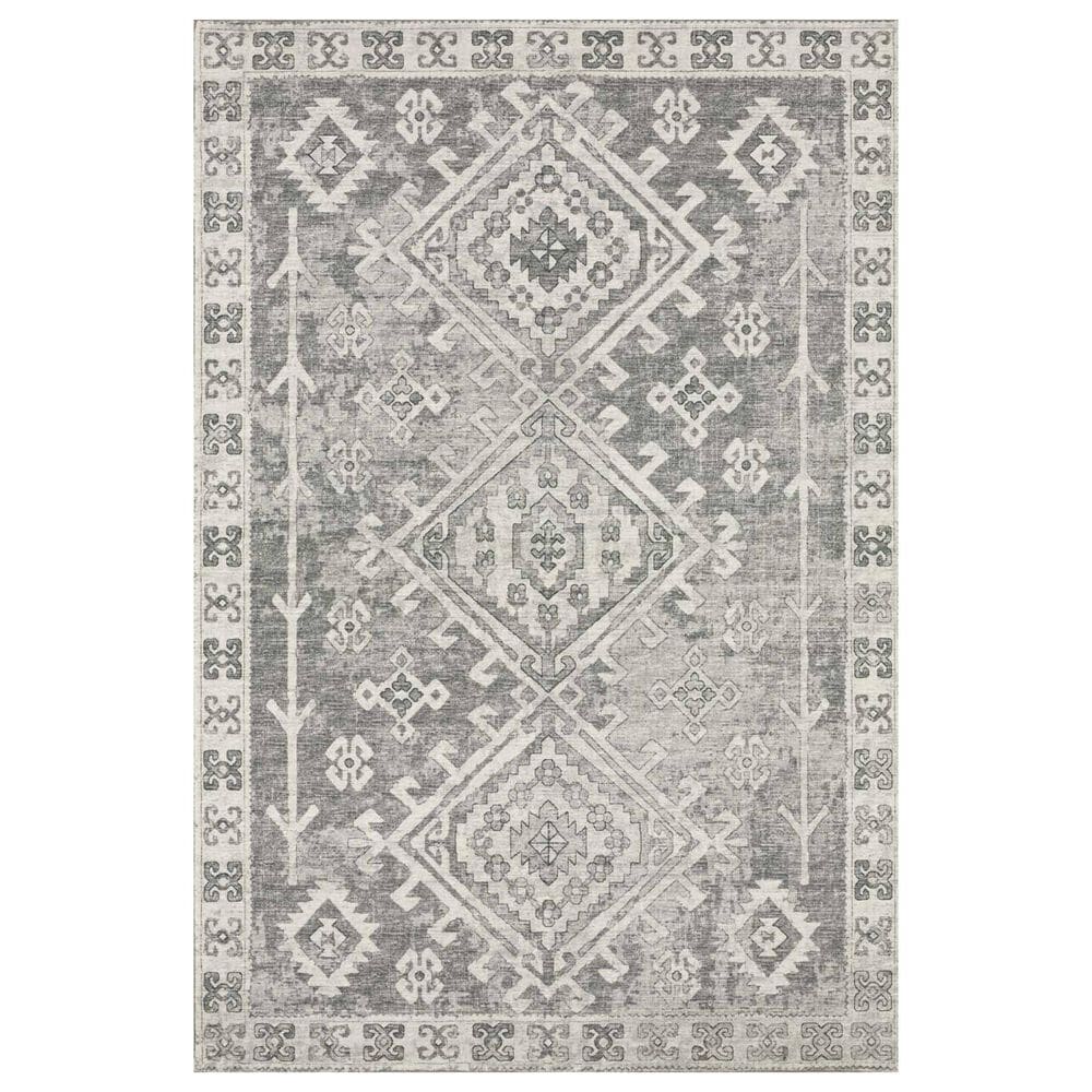 Dalyn Rug Company Brisbane BR2 3" x 5" Silver Area Rug, , large