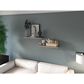 Hearth and Haven Dallas 32" Floating Wall Shelf in Taupe (Set of 2), , large