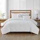 BCP Home Maddy 5-Piece King Comforter Set in White, , large