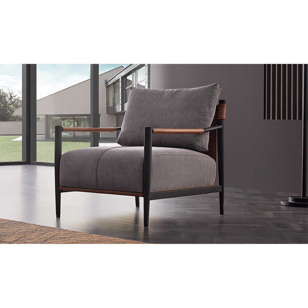 37B Linz Arm Chair in Gray, , large
