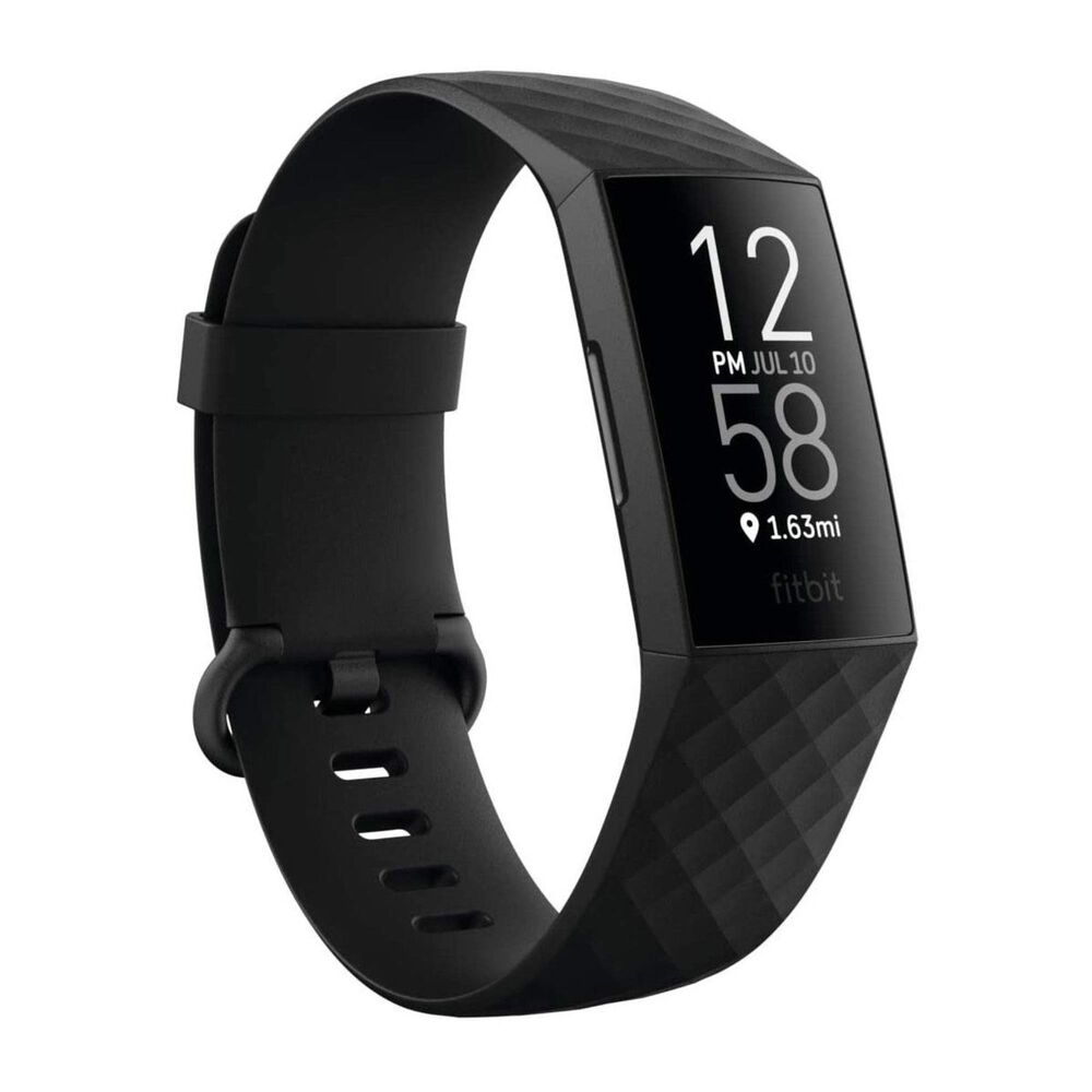 Fitbit Charge 4 Advanced Fitness Tracker in Black, , large