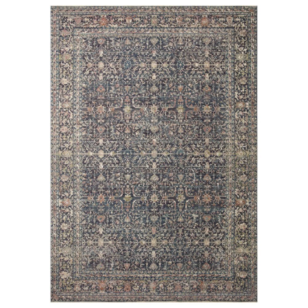 Loloi Bradbury 3"7" x 5"7" Midnight and Multicolor Area Rug, , large