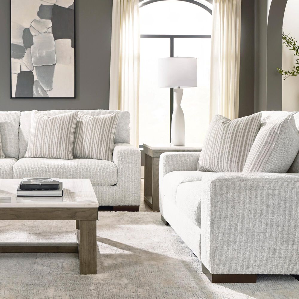 Ashley Hartside Stationary Sofa in Frosted with Next-Gen Nuvella Performance Fabric, , large