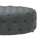 Baxton Studio Cardiff Ottoman in Dark Gray, , large
