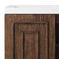 James Martin Vanities Alicante 39.5" Single Bathroom Vanity in Mid Century Acacia with 5 cm White Glossy Resin Top and Rectangular Sink, , large