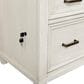 Riva Ridge Caraway 3-Piece Executive Desk with Door Bookcase and Lateral File Set in Aged Ivory, , large