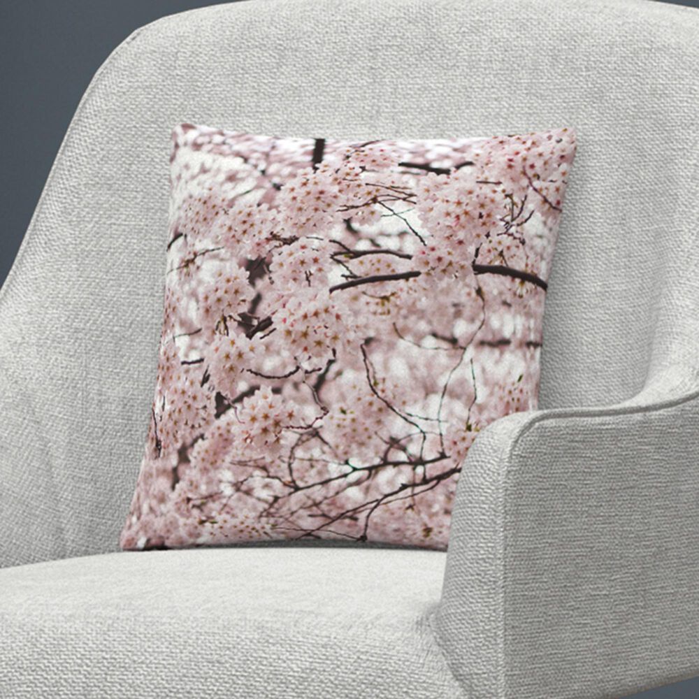 Timberlake Ariane Moshayedi 'Cherry Blossoms' 16 x 16 Decorative Throw Pillow, , large